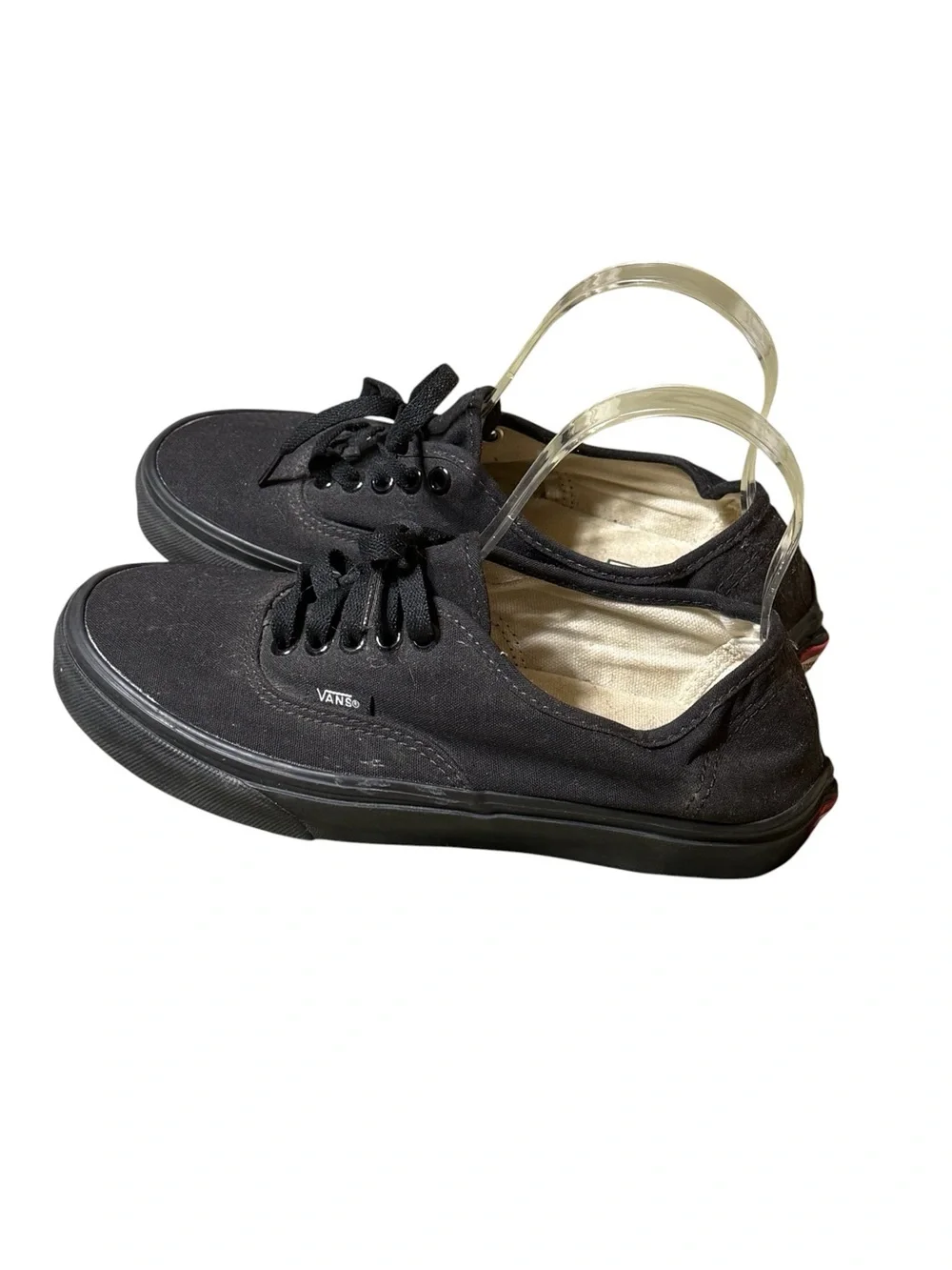 VANS Authentic Men's Size 6.5 Women Size 8 Black Original Low Top Sneakers